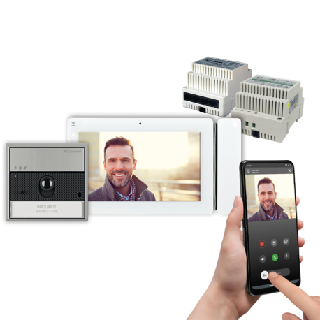 KVU8507 - KIT MONO ULTRA PAREDE MAXI 7” WI-FI...