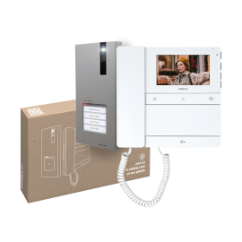 PL8461M - Kit Quadra Monitor People c/ Punho - COMELIT