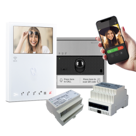 KVU8508 - KIT  ULTRA PAREDE MINI VIP  ALTAVOZ- COMELIT