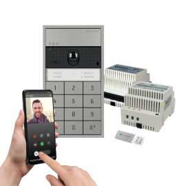 KVU8509 - KIT MONO ULTRA DE PAREDE E GW MASTER. VIP COMELIT