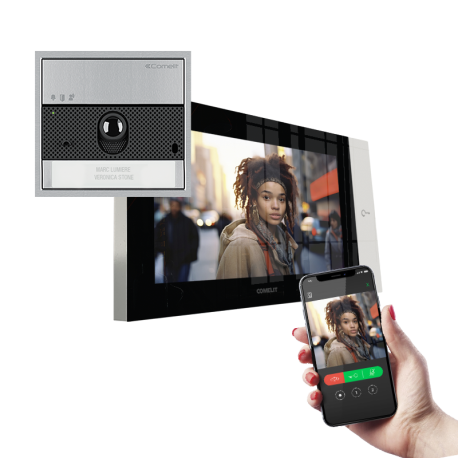 KVU8571 - KIT VÍDEO ULTRA WI-FI VIP - COMELIT