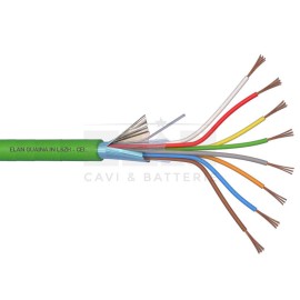 240085 - CABO ALARME VERDE LSHZ 8X0.22 (500M) ELAN