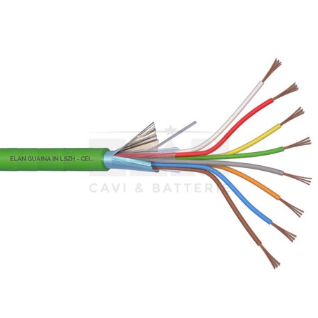 247065 - CABO ALARME VERDE LSHZ 6X0.22+2X0.75...