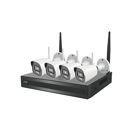 P0804W1-001 KIT NVR 8CH WIFI+4XIPC WIFI TUBULAR...