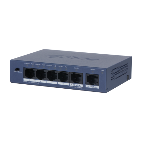 S3006-4ET-60 - SWITCH 4 Portas x100M PoE 60w...