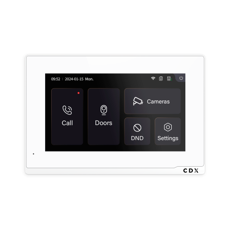 CDX2M-W(V1.1) - MONITOR BRANCO P/ KIT VDP CDX2W...