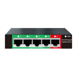 5PG SWITCH 5Px1G PoE-IN CLOUD noXt