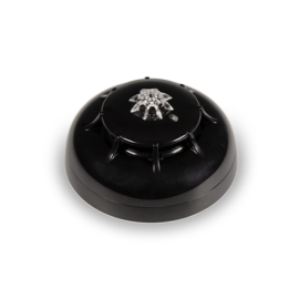 ID300N - DETETOR FUMO/TÉRMICO PRETO CONVENCIONAL INIM